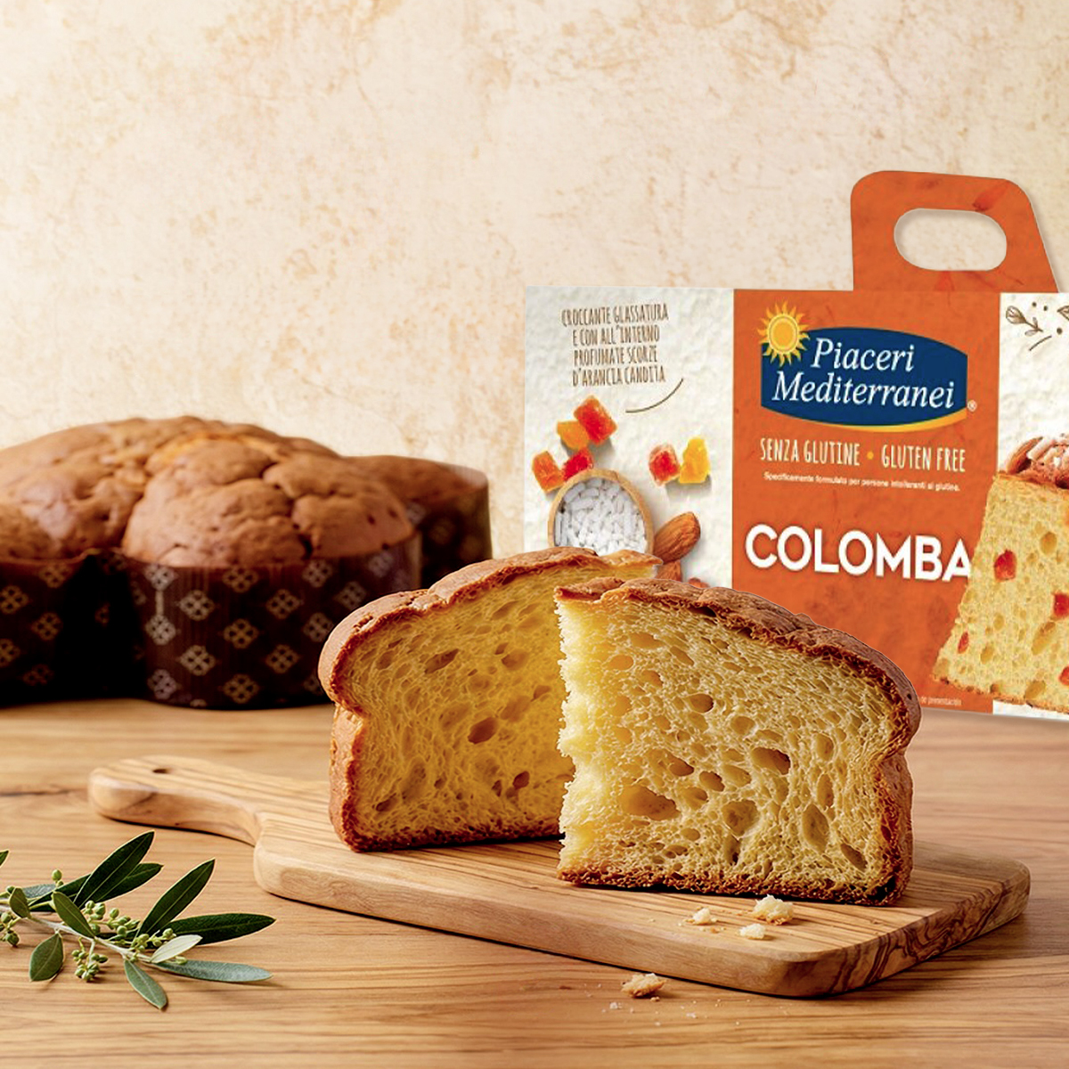 Colombe Pasquali Senza Glutine in Farmacia De Lucca: le specialità Piaceri Mediterranei